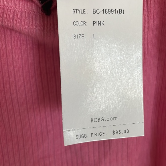 New BCBG Maxazria L Pink BC-18991 Retail $95 - Picture 9 of 9